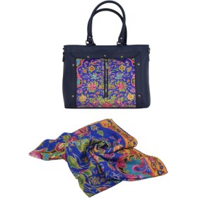 تصویر ست کیف و شال زنانه باران کد 13 Baran Women Bag and Shawl Set Code 13