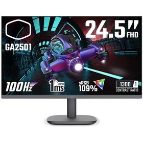 تصویر مانیتور گیمینگ کولر مستر مدل GA2501 سایز 24.5 اینچ Cooler Master GA2501 FHD 100Hz 24.5 Inch Gaming Monitor