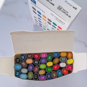 تصویر مغز مداد رنگی اتودی ۳۶ رنگ ضخامت ۶ میلیمتر 