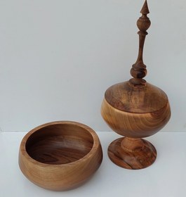 تصویر سرویس پذیرایی چوبی دوتیکه دستساز قابل شستشو Handmade Two-Piece Wooden Reception Bathroom