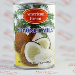 تصویر شیر نارگیل امریکن گرین تایلندی ۴۰۰ میل ا Coconut milk American green Coconut milk American green