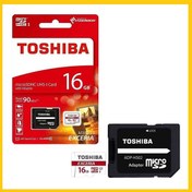 تصویر میکرو اس دی توشیبا (رم موبایل) 16گیگ TOSHIBA