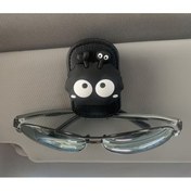 تصویر گیره عینک آفتابگیر خودرو طرح الف بامزه 