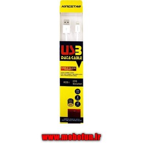 تصویر کابل تبدیل USB به لایتنینگ کینگ استار مدل K05 i طول 1 متر 