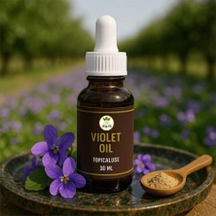 تصویر روغن بنفشه پایه زیتون مخصوص مو 