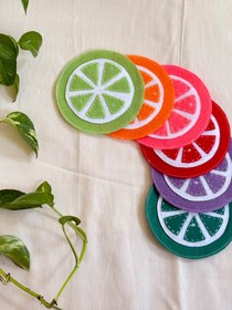 تصویر زیر لیوانی نمدی 