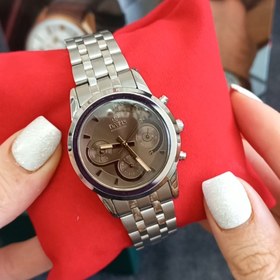 تصویر ساعت اورجینال داتیس زنانه فول دیتس صفحه قهوه ای D8571RL Original Datis Full Datis watch for women model D8571RL