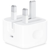 تصویر شارژر اصلی آیفون13 Apple iPhone 13 Original Charger Apple 20W 3pin USB-C Power Adapter