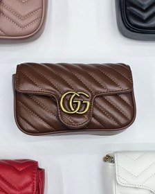 تصویر کیف دوشی چرم گوچی Gucci Marmont