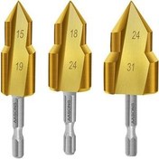 تصویر مته تخلیه لوله ورک زون مدل ftb-3 مجموعه 3 عددی 