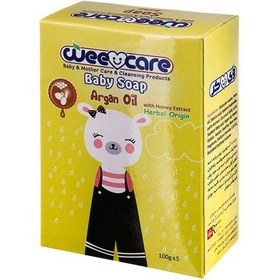 تصویر صابون بچه حاوی روغن آرگان 100گرمی وی کر Wee Care Argan Oil Baby Soap 100gr