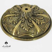 تصویر درب طوقه ایتالیا 20 سانت با آبکاری آنتیک چینی 