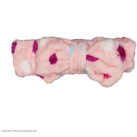 تصویر هدبند خال دار رنگی 