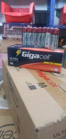 تصویر باتری قلمی گیگاسل Gigacell Ultra Heavy Duty R03 1.5V AA بسته 4 عددی شرینک Gigacell Ultra Heavy Duty AA R03 Batteries 4pcs
