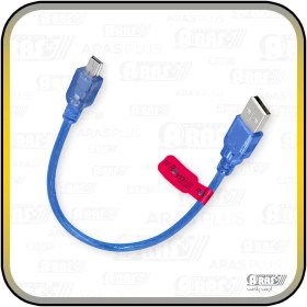 تصویر کابل تبدیل USB به Mini USB 5Pin رویال طول 30 سانتیمتر 