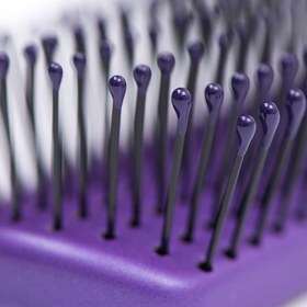 تصویر برس مو تخت بیول با سوزن پلاستیکی سایز کوچک Biol Beauty Flat Hair Brush With Plastic Needle Small Size