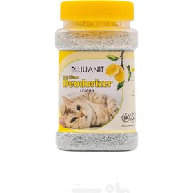 تصویر بوگیر خاک گربه ژوانیت با اسانس لیمو ۷۰۰ گرم Juanit Cat litter Deodorizer 