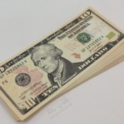 تصویر اسکناس ده دلار آمریکا 
