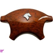 تصویر قاب وسط غربیلک فرمان خودرو مدل CHOB01 مناسب برای سمند 