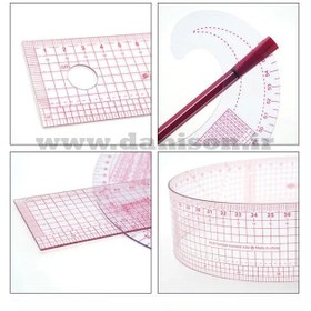 تصویر خط کش ژله ای ۸ تکه 