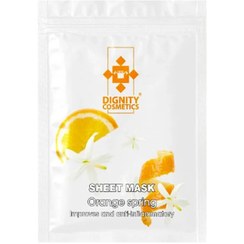 تصویر ماسک ورقه ای با رایحه پرتقال دیگنیتی Dignity Orange Face Mask