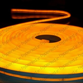 تصویر ریسه نئون فلکسی زرد 5 متر 