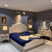 تصویر تخت خواب دو نفره مدل راموناس 