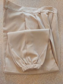 تصویر شلوار کرم دم پاکش (کمردار) Trousers