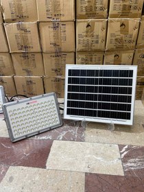 تصویر پرژکتور خورشیدی / پنل خورشیدی / چراغ خورشیدی/ پرژکتور سولار 
