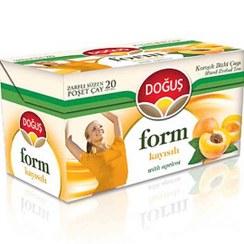 تصویر دمنوش لاغری دوغوش طعم زردآلو بسته ۲۰ عددی 