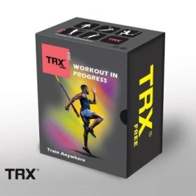 تصویر بند ورزشی تی آر ایکس trx مدل پرو مشکی زرد 