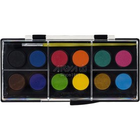 تصویر آبرنگ 12 رنگ آریا کد 1-5008 