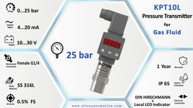 تصویر ترانسمیتر فشار KPT10L-025-C1-FG4 (Pressure Transmitter for Gas Fluid) 