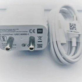 تصویر شارژر دیواری شیائومی مدل MDY-11-ER به همراه کابل تبدیل USB-C 