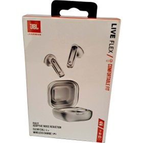 تصویر JBL LIVE FLEX Wireless Earbuds | Active Noise Cancelling (ANC) | Sweatproof & Water-Resistant | Fast Charging | Ideal for Running & Gym 