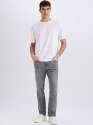 تصویر شلوار جین فاق نرمال راسته مردانه | دفاکتو Defacto D9837AX-Peak 