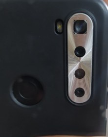 تصویر محافظ لنز فلزی دوربین موبایل مدل Note 8/8T ا Metal camera lens protector for Note 8 / 8T model Metal camera lens protector for Note 8 / 8T model