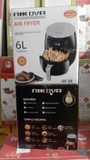 تصویر سرخ کن 6 لیتری نیکووا مدل (بدون روغن) NAF-389 nikova air fryer model naf-389