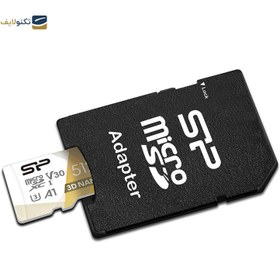 تصویر کارت حافظه‌ microSDXC سیلیکون پاور استاندارد UHS-I U3 مدل Superior Pro ظرفیت 512 گیگابایت Silicon Power Memory Card Superior Pro microSDXC UHS-I U3 - 512GB