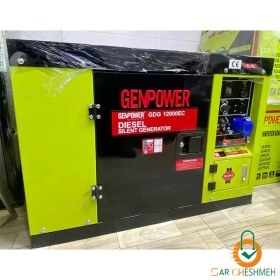 تصویر ژنراتور جن پاور GDG12000EC موتور برق دیزلی 12000 وات جن پاور مدل GDG12000EC