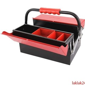 تصویر جعبه ابزار آروا مدل 4702 فلزی ۲ طبقه سایز ۳۰ سانت 