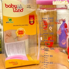 تصویر شیشه شیر بیبی لند مدل 373 ظرفیت ۲۴۰ میلی لیتر پیرکس 