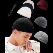 تصویر کلاه لیونی بافت زمستانی کد 01 