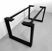تصویر پایه میز فلزی مدل فرتاک - طوسی ا Fartak model metal table base Fartak model metal table base