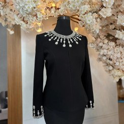 تصویر کت جواهردوزی یقه مصری سایز ۴۲ کد ۳۱۱۰ 