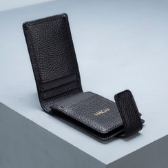 تصویر جاکارتی چرم مشکی 