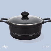 تصویر قابلمه گرانیتی یونیک مدل UN-7807 سایز ۲۸ 