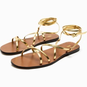 Zara t strap online sandals