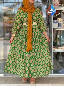 تصویر پیراهن ساحلی طرح کاج 