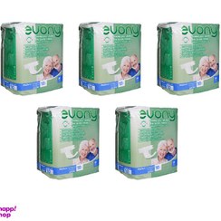تصویر پوشینه چسبی بزرگسال چسبی اوونی (Evony) مدل 5 سایز بزرگ بسته 5 عددی 